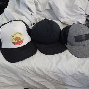 Trucker hat 3-pack. Billabong Oakley and Matix